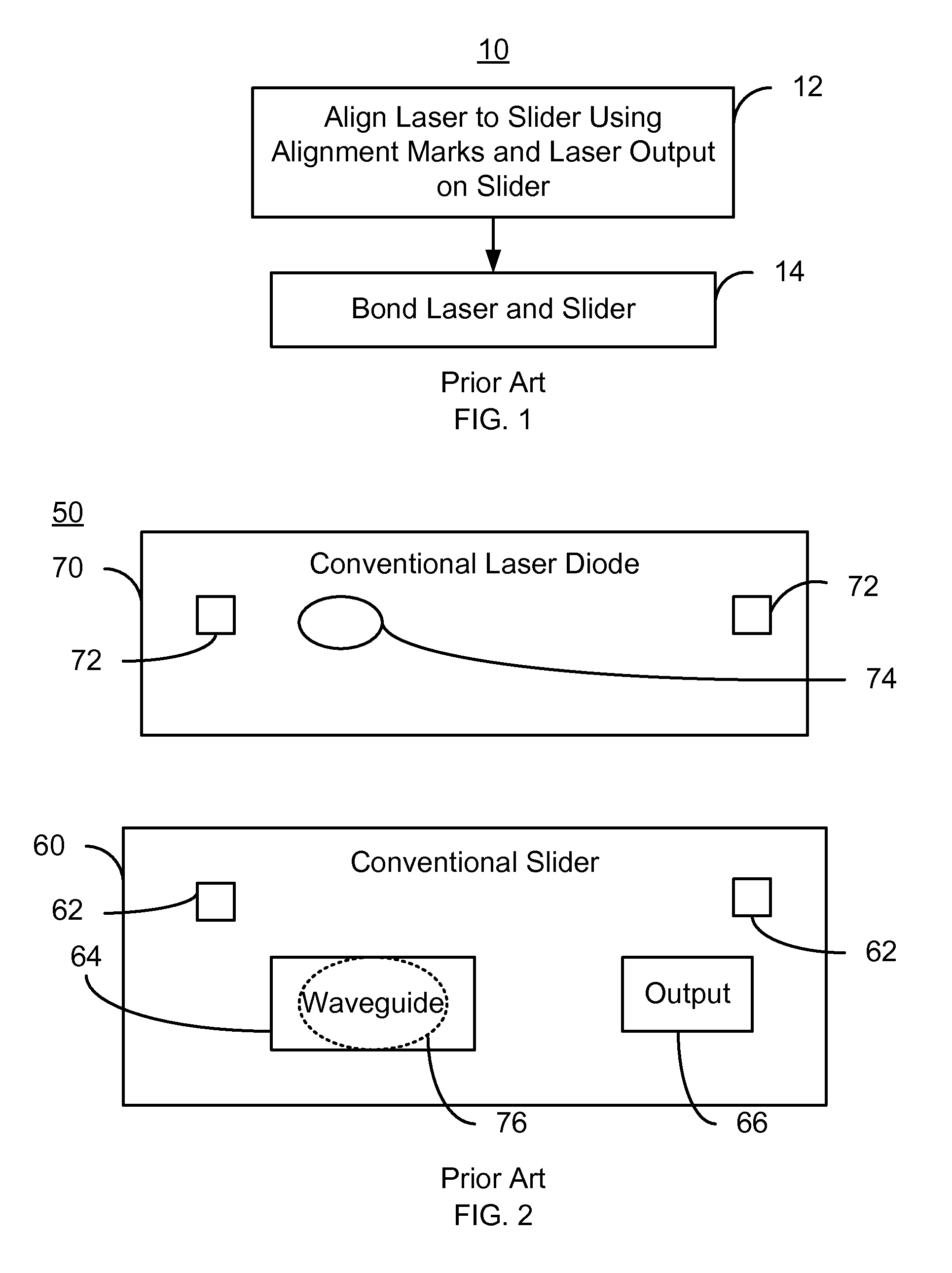 Method and system for improving laser alignment and optical transmission efficiency of an energy assisted magnetic recording head