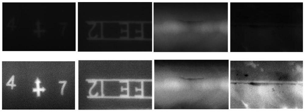 Weld joint radiographic inspection negative film image enhancement method, storage medium and equipment