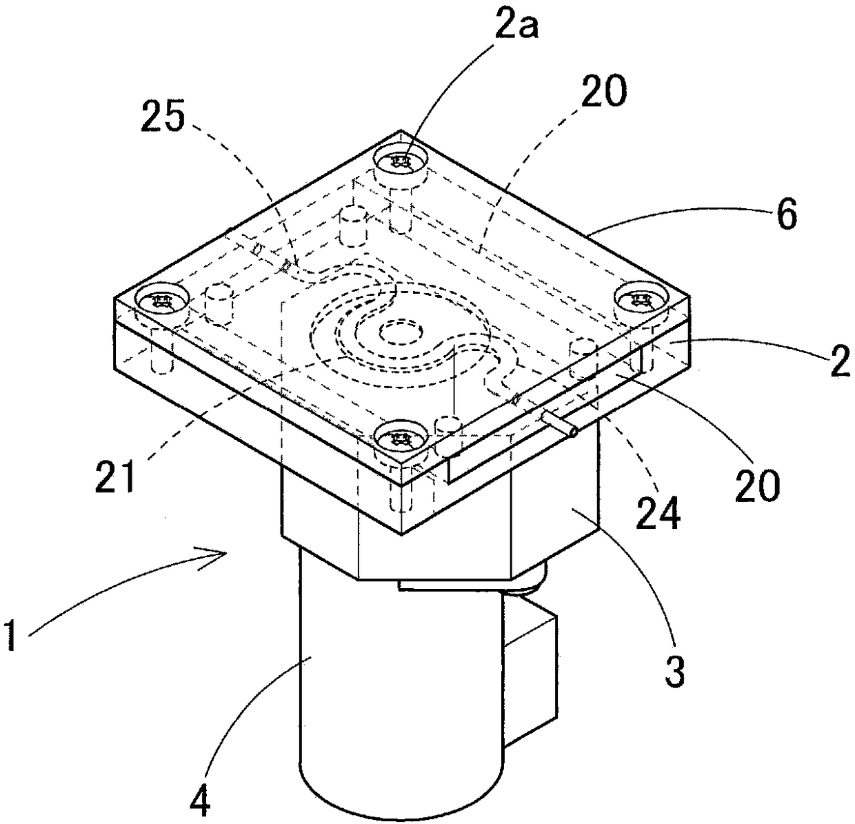 Peristaltic pump device