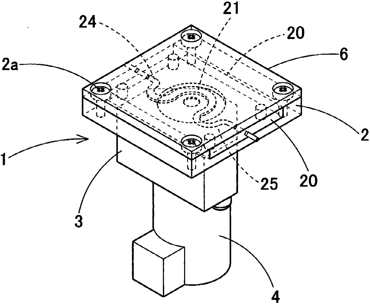 Peristaltic pump device