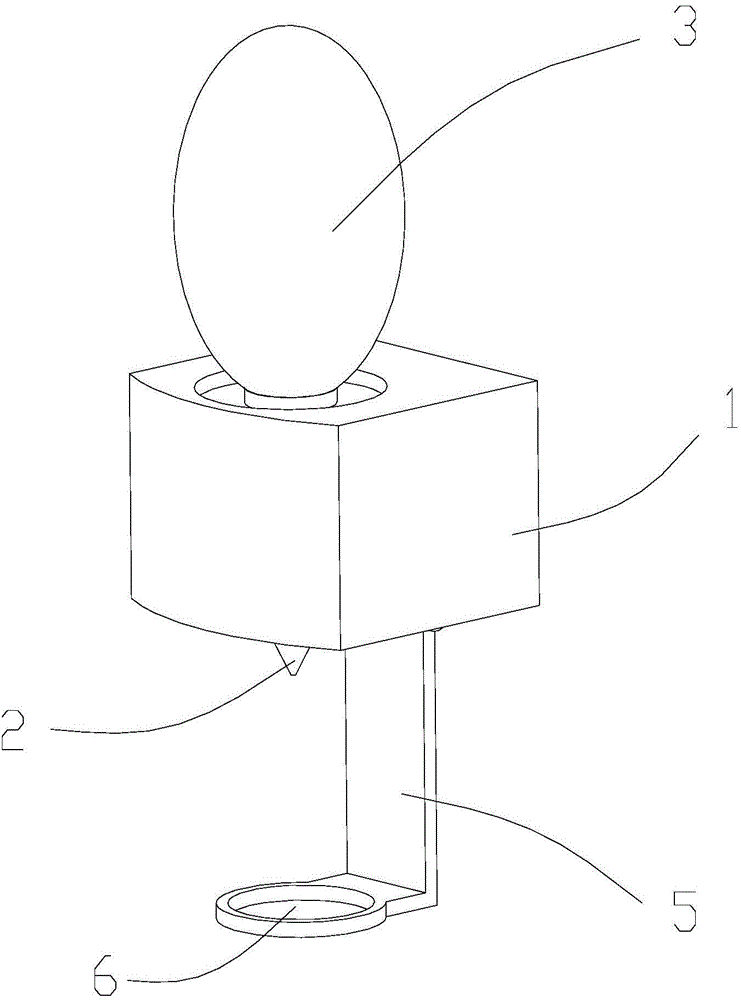 Blowing-type abacterial toothpaste-squeezing machine