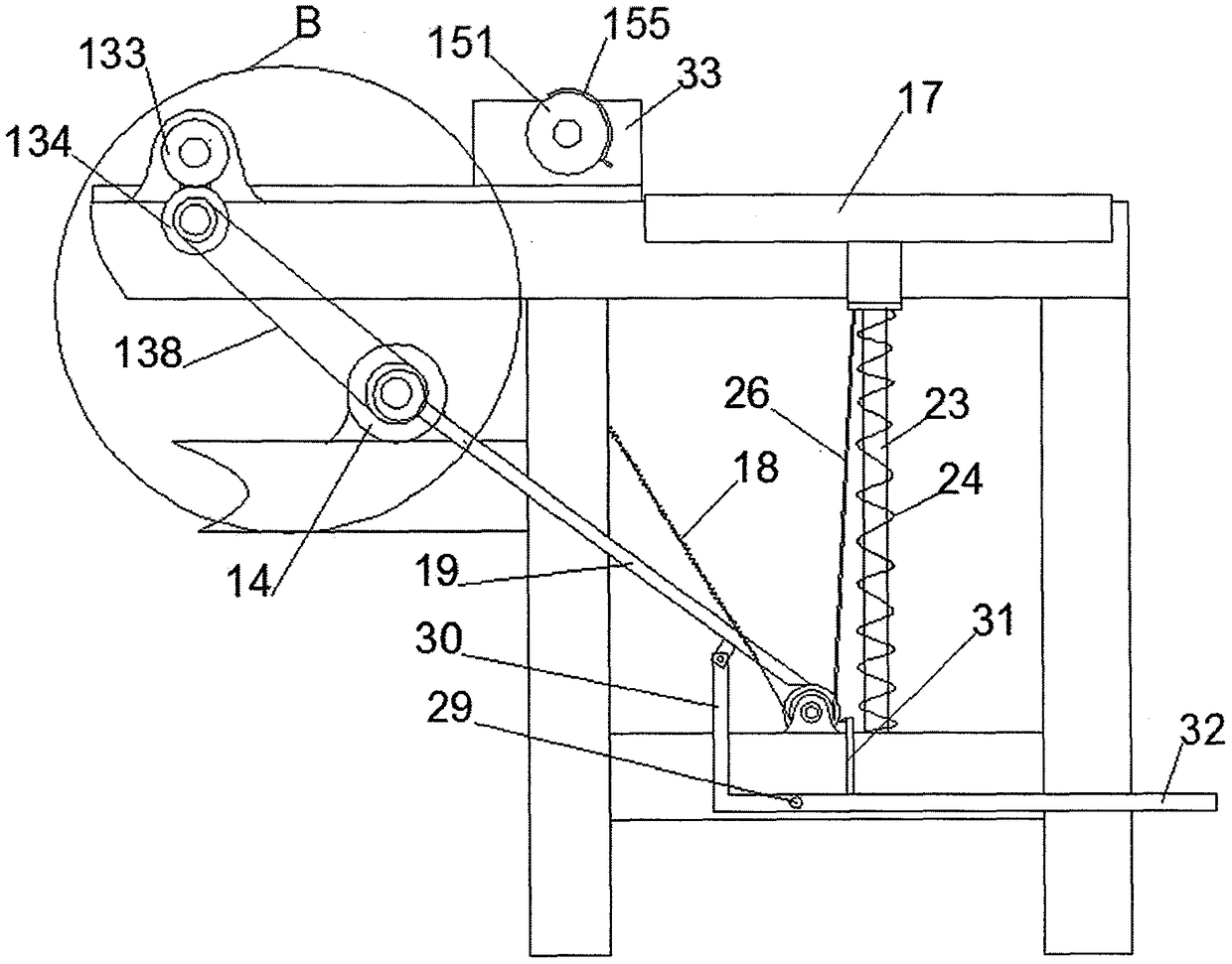 Full-automatic comb foundation machine