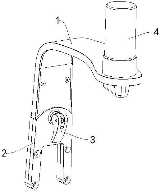 A folding structure of rtk antenna