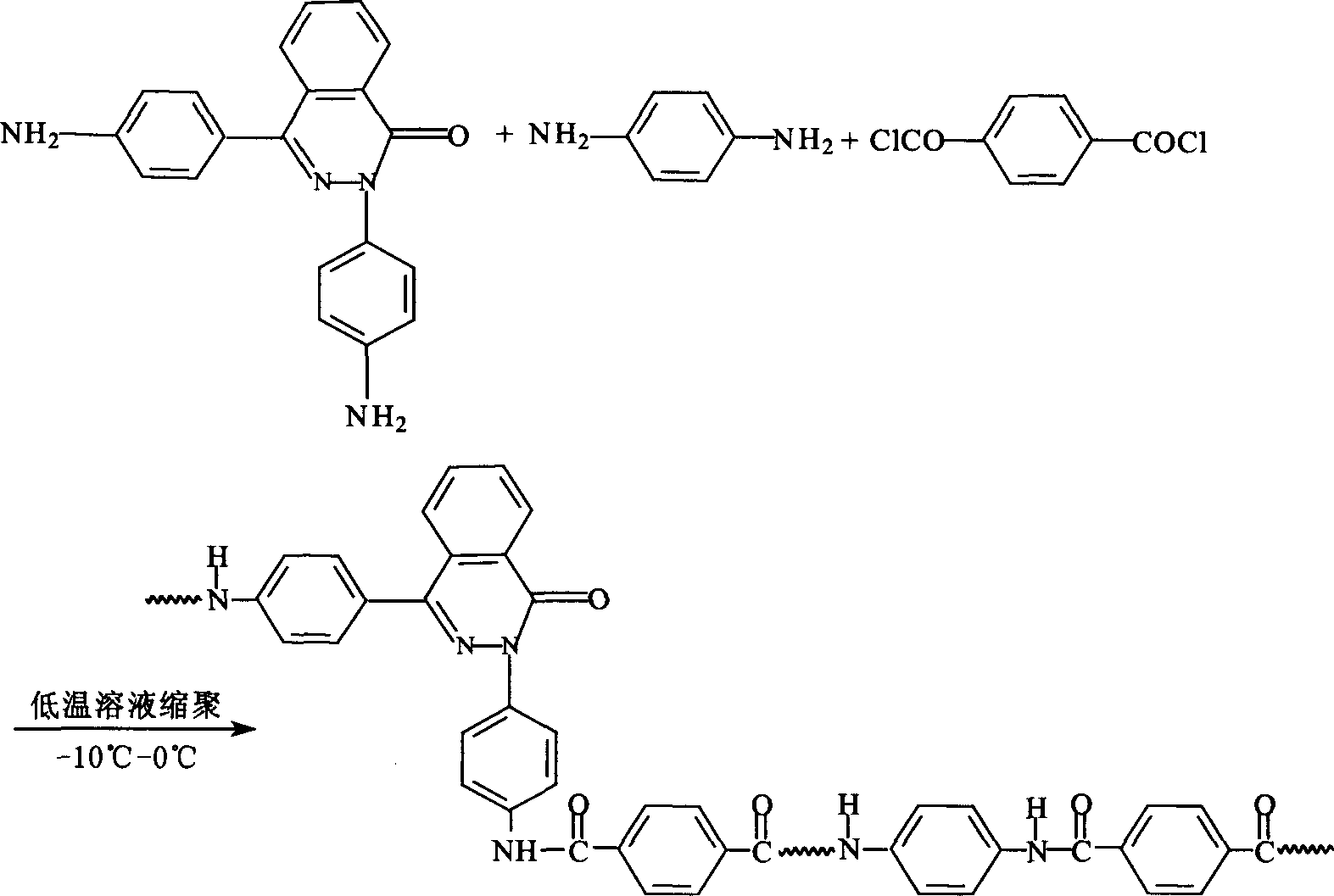 PPTA containing 2,4 di (4-amino phenyl)-2,3-diaza naphthalene-1-one and preparation process thereof