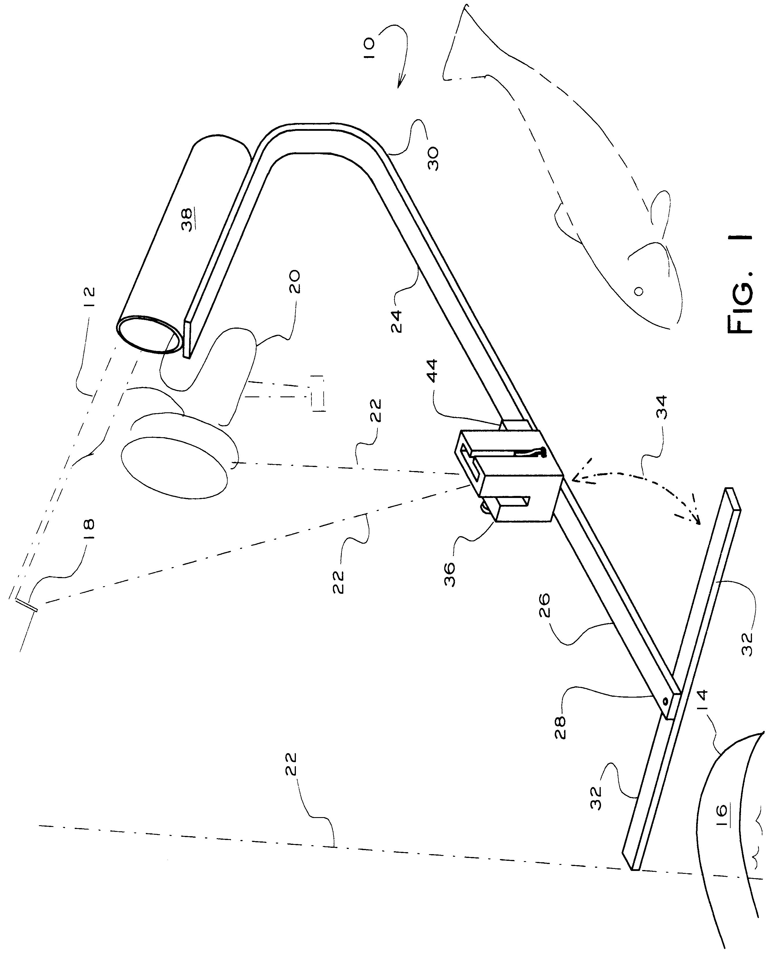 Signaling and support device for fishing