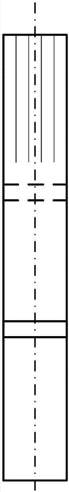 Sample for testing high-temperature shearing intensity of composite material and method thereof