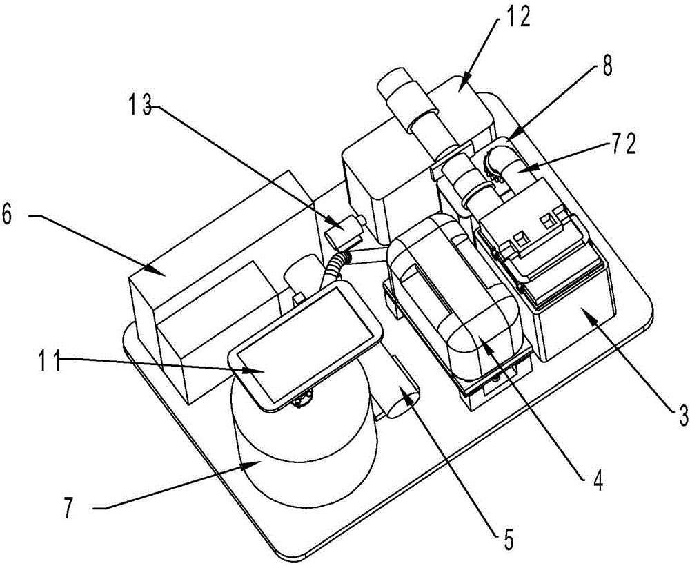 Vacuum-negative-pressure remote control system of intelligent human-body nursing instrument