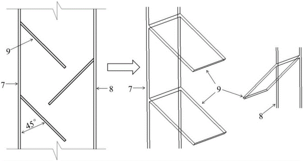 Air buffer device used for eliminating underwater near-distance explosion shock waves