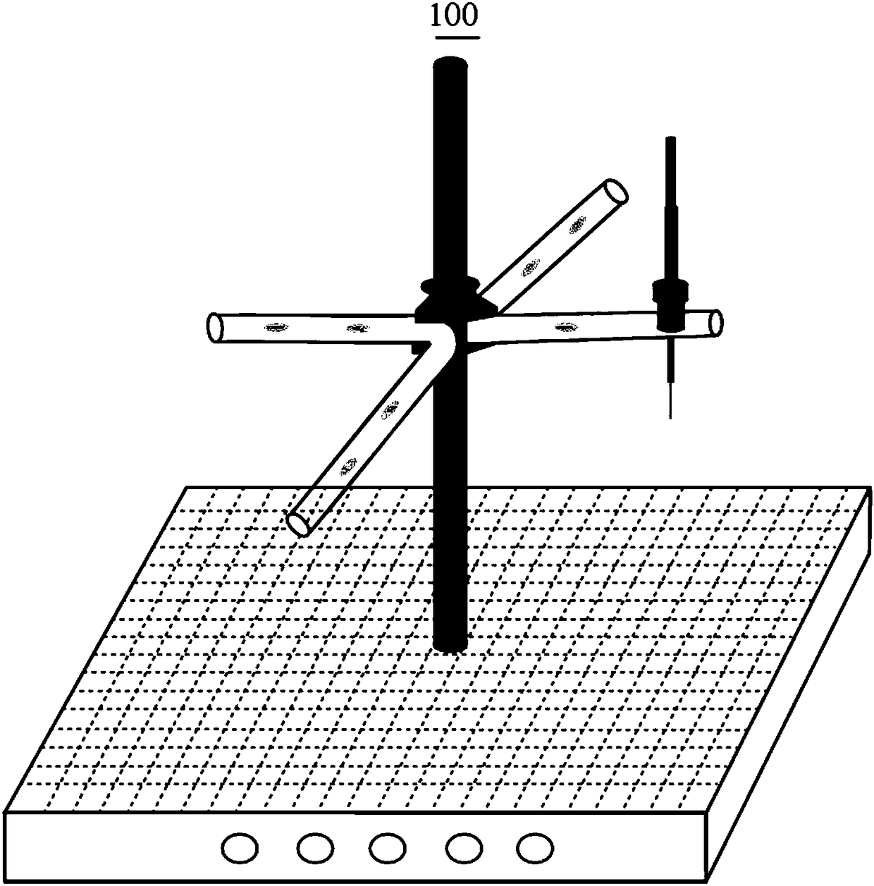 Solid phase microextraction sampling device and system