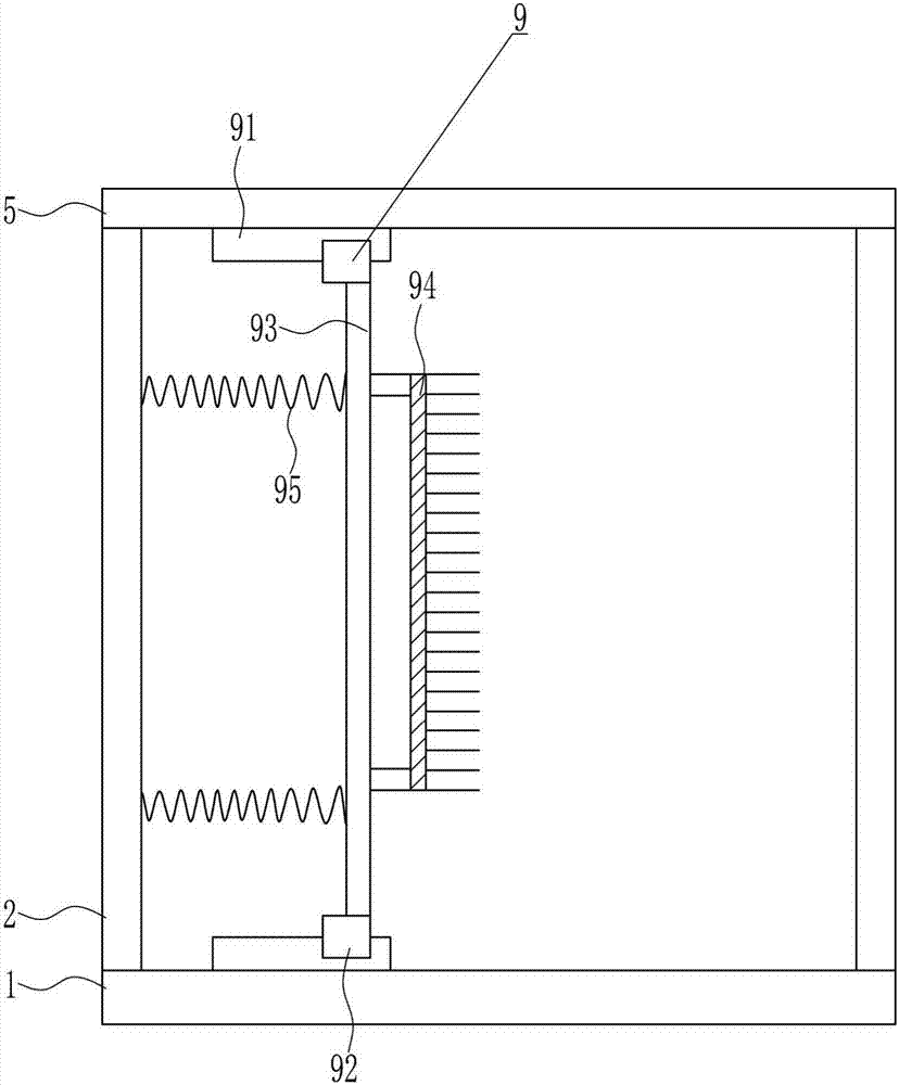 Efficient cleaning equipment for vernier calipers for detection equipment