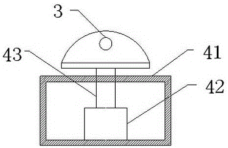 Video monitoring device capable of rotating at all angles