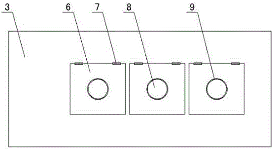 Concealed connecting rod intersecting type hydraulic ascending and descending rubbish transfer box