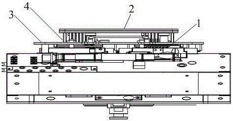 Carrying device of special-shaped terminal mould casting piece