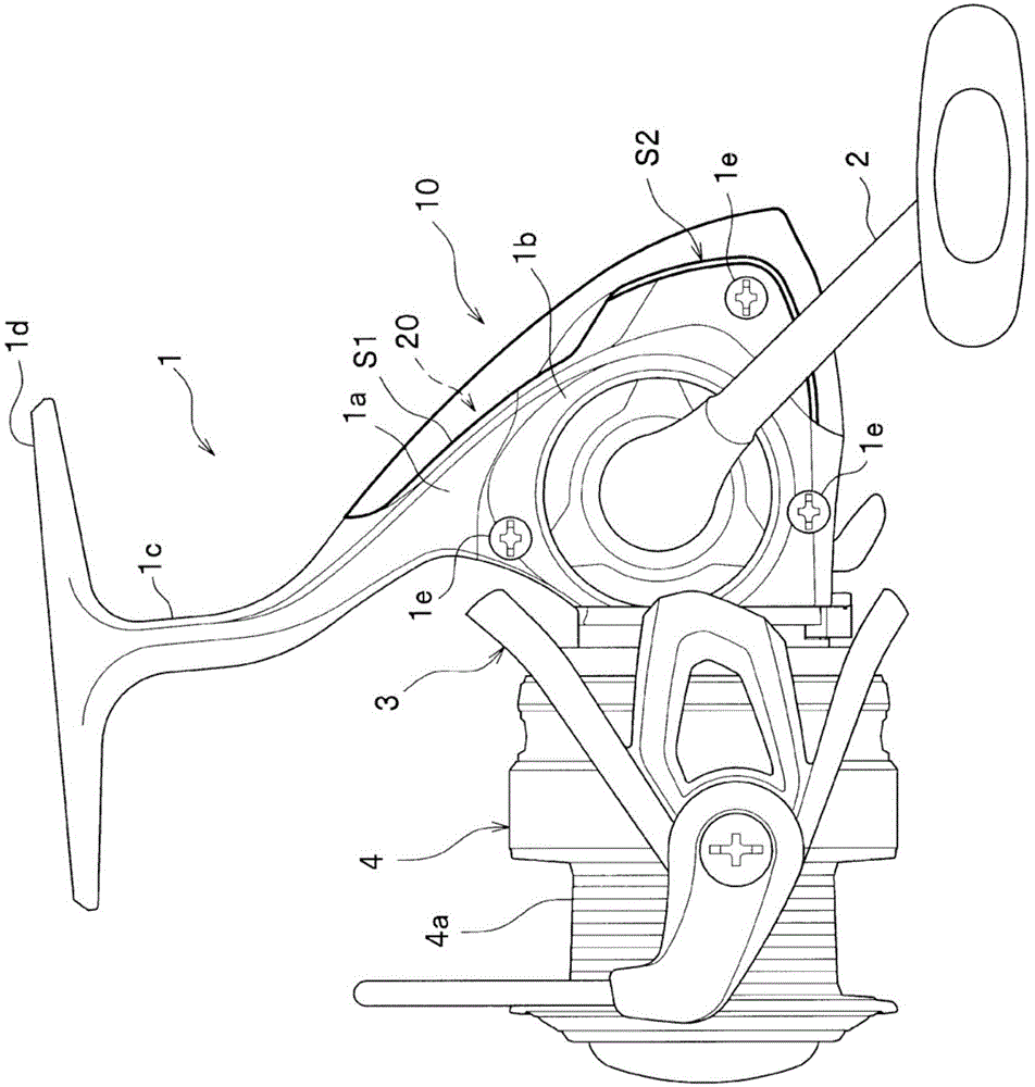 Fishing spinning reel