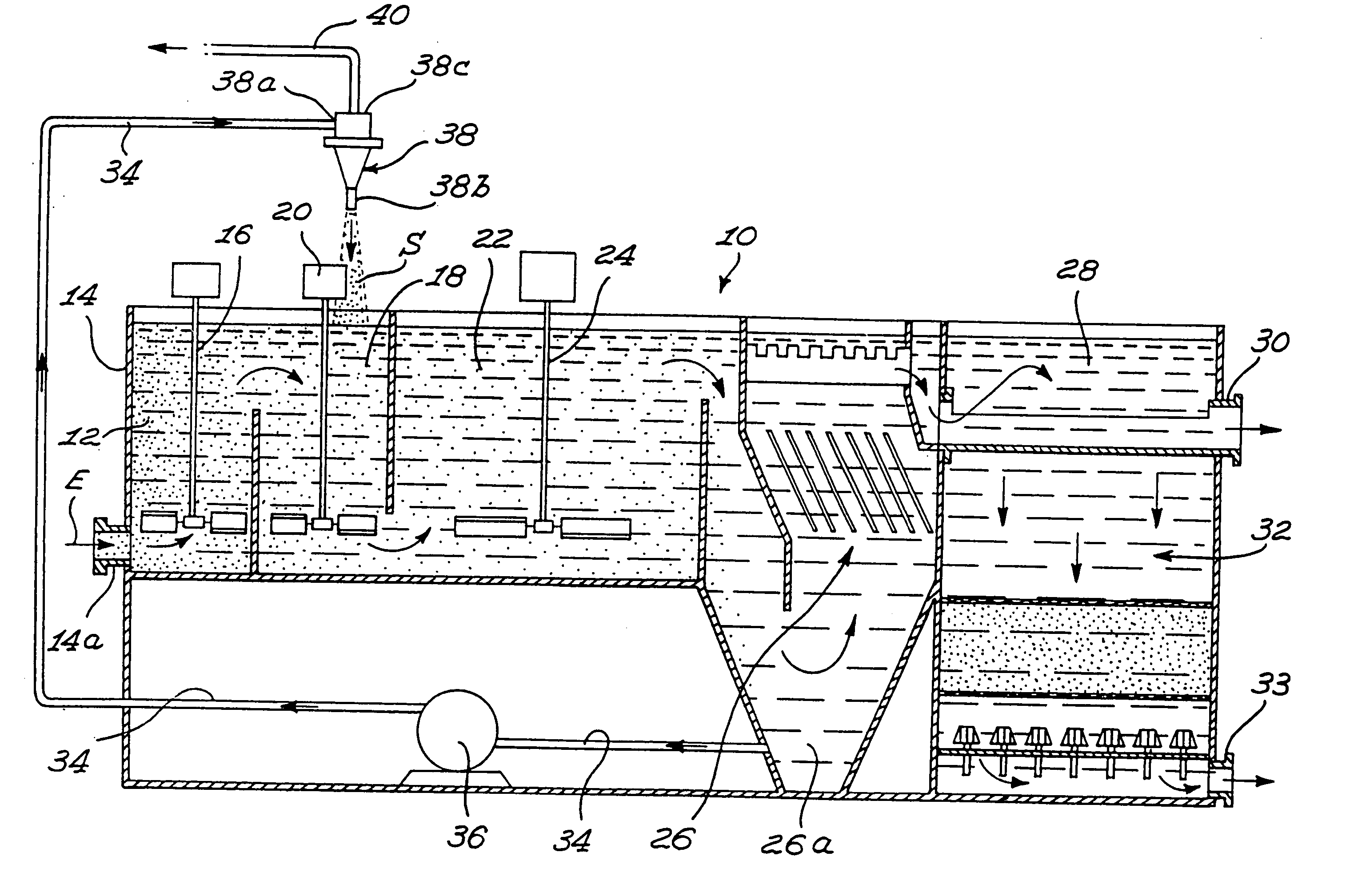 Acoustic sensor for obstruction in a device circulating vortex-flow fluid