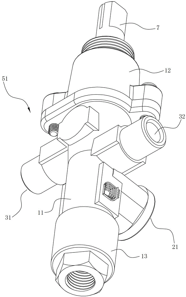 Fuel gas valve for assisting gas supply and ignition