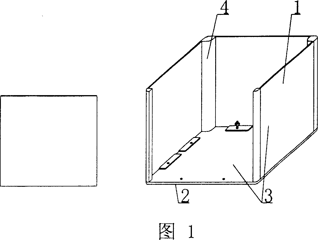 Forming die for component of die body