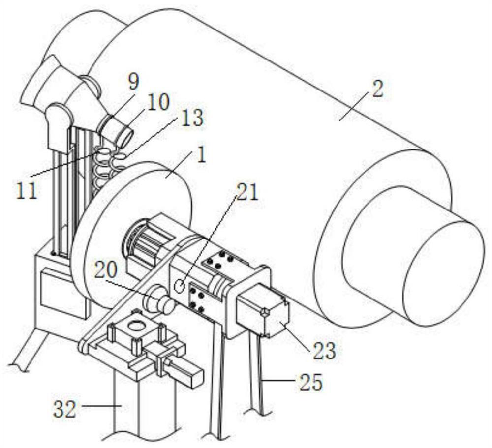 A dual-circular grinding system with ultrasonic assisted vaporization and cooling with fog cannon