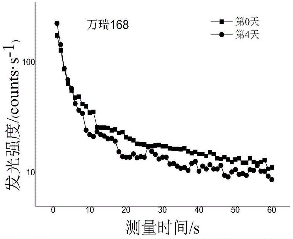 Method for evaluating crop salt tolerance by utilizing external light to induce seed to illuminate