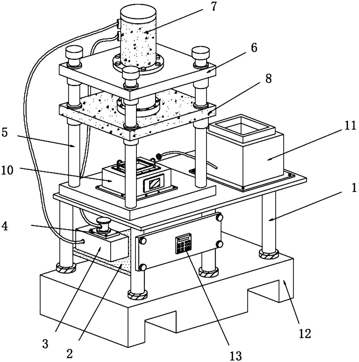 Construction waste treatment device for civil engineering