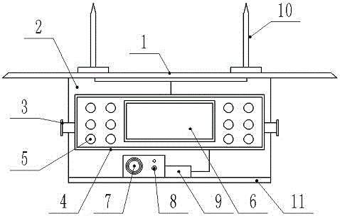 Rainproof monitoring camera used outdoors and having alarm function