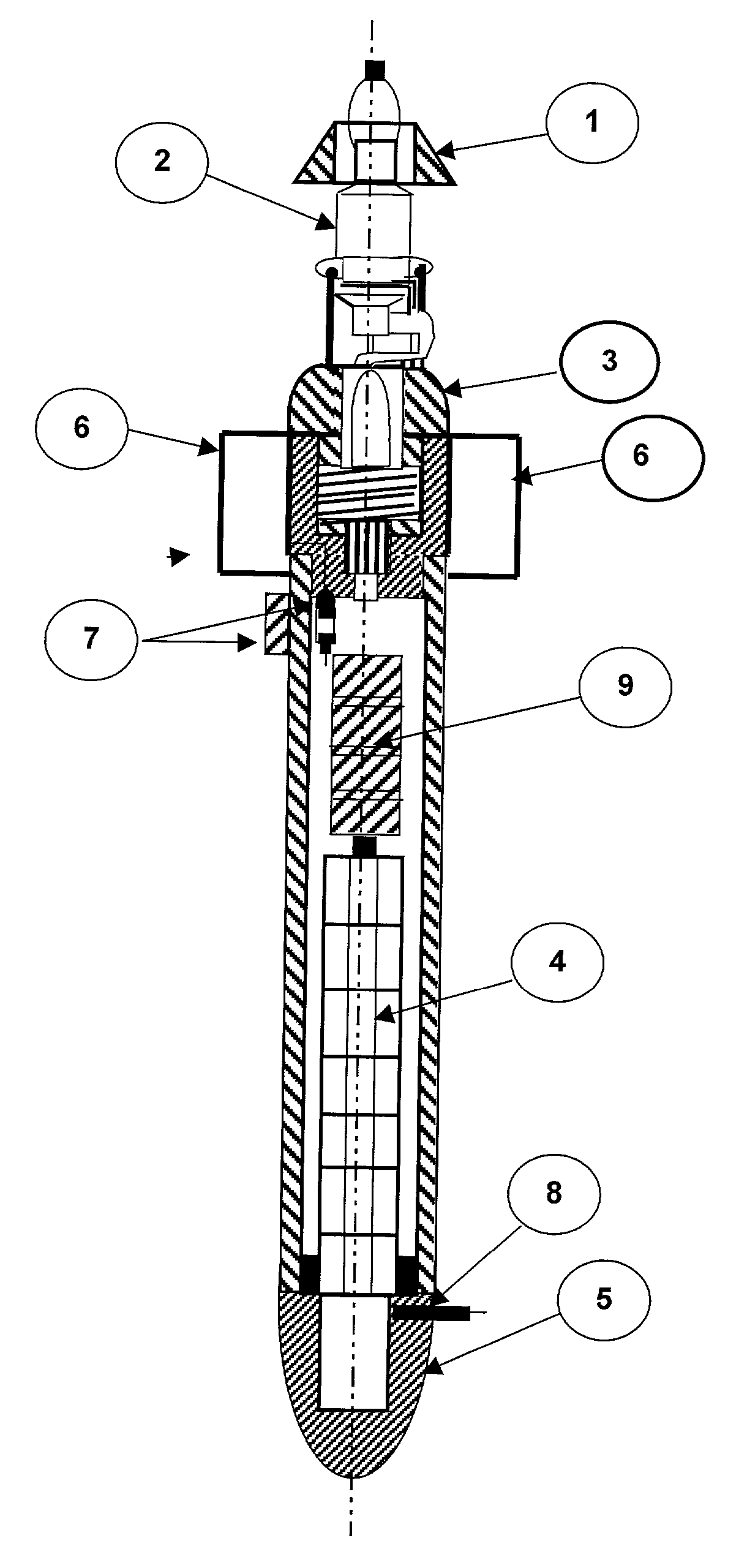 Controlled thruster driven profiler for coastal waters