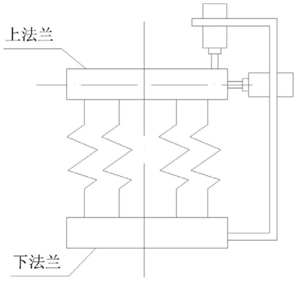 Device and method for monitoring deformation of flexible connecting pipe based on LD/PSD