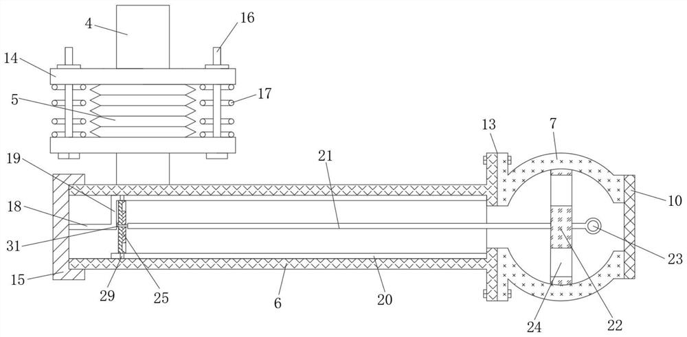 A mechanical hydraulic device for cleaning hydraulic pipelines