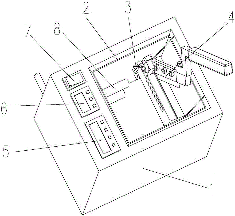 Water heating constant-temperature cutting device of illumination optical fiber