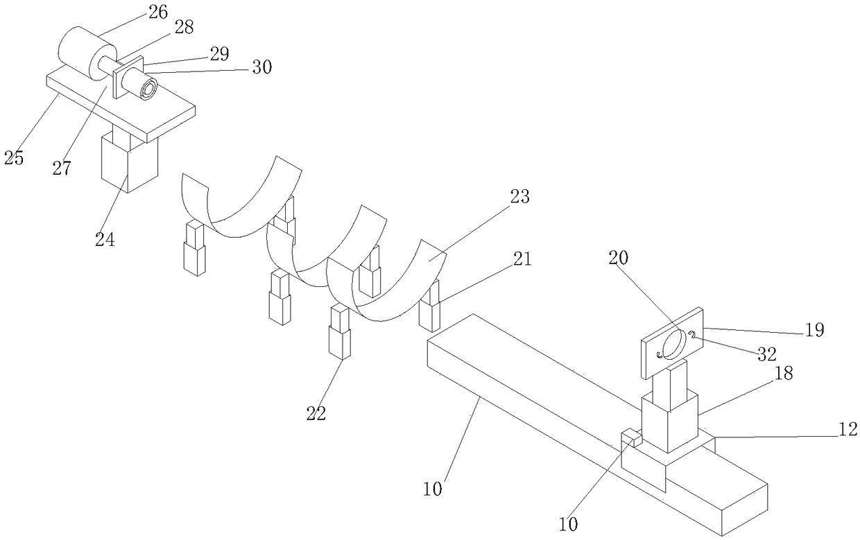 Automatic paint spraying device for PVC pipe