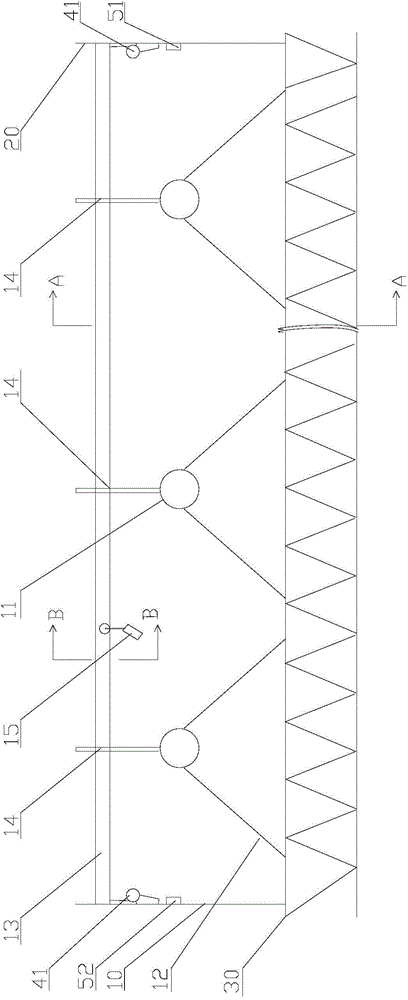 Temperature field real-time monitoring device of air-cooling condenser