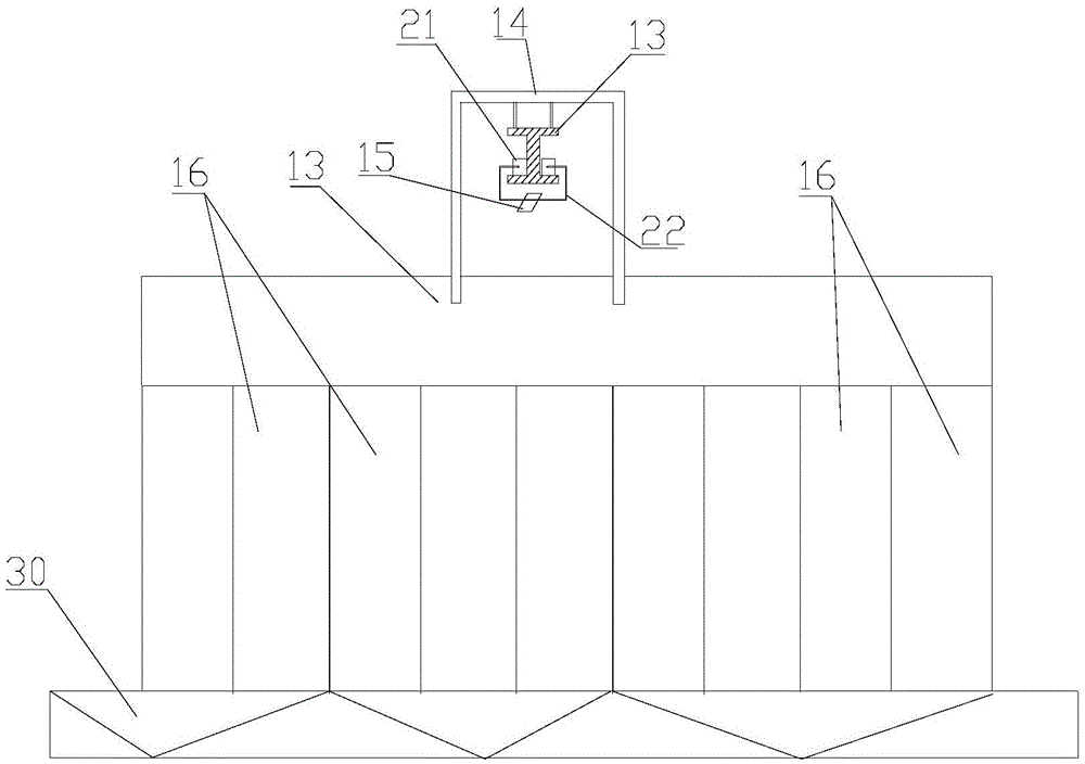 Temperature field real-time monitoring device of air-cooling condenser