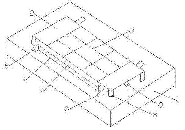 Sheet metal part welding device