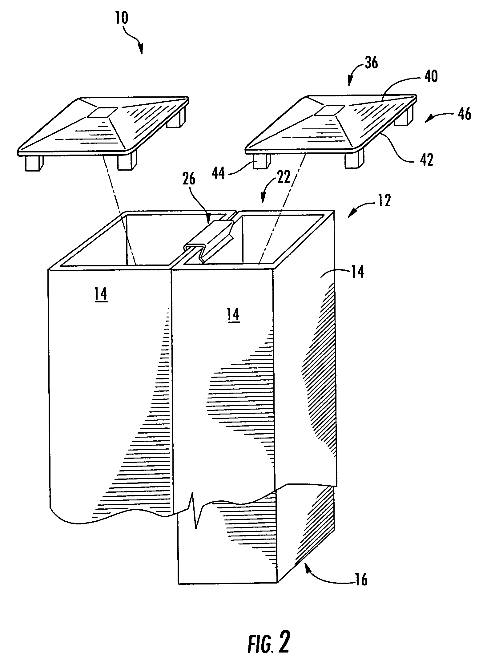 Sound attenuating fencing assembly