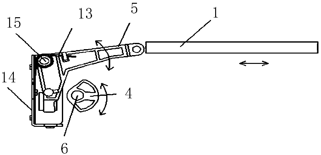 Gate device used for self-service equipment