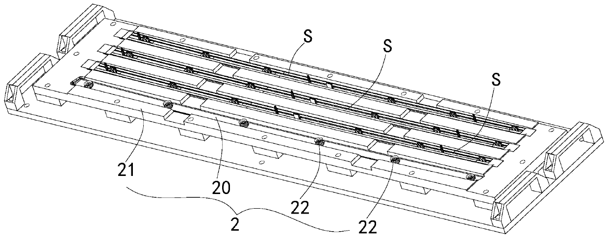 Device for pasting 3M adhesive tape on automobile decoration strip