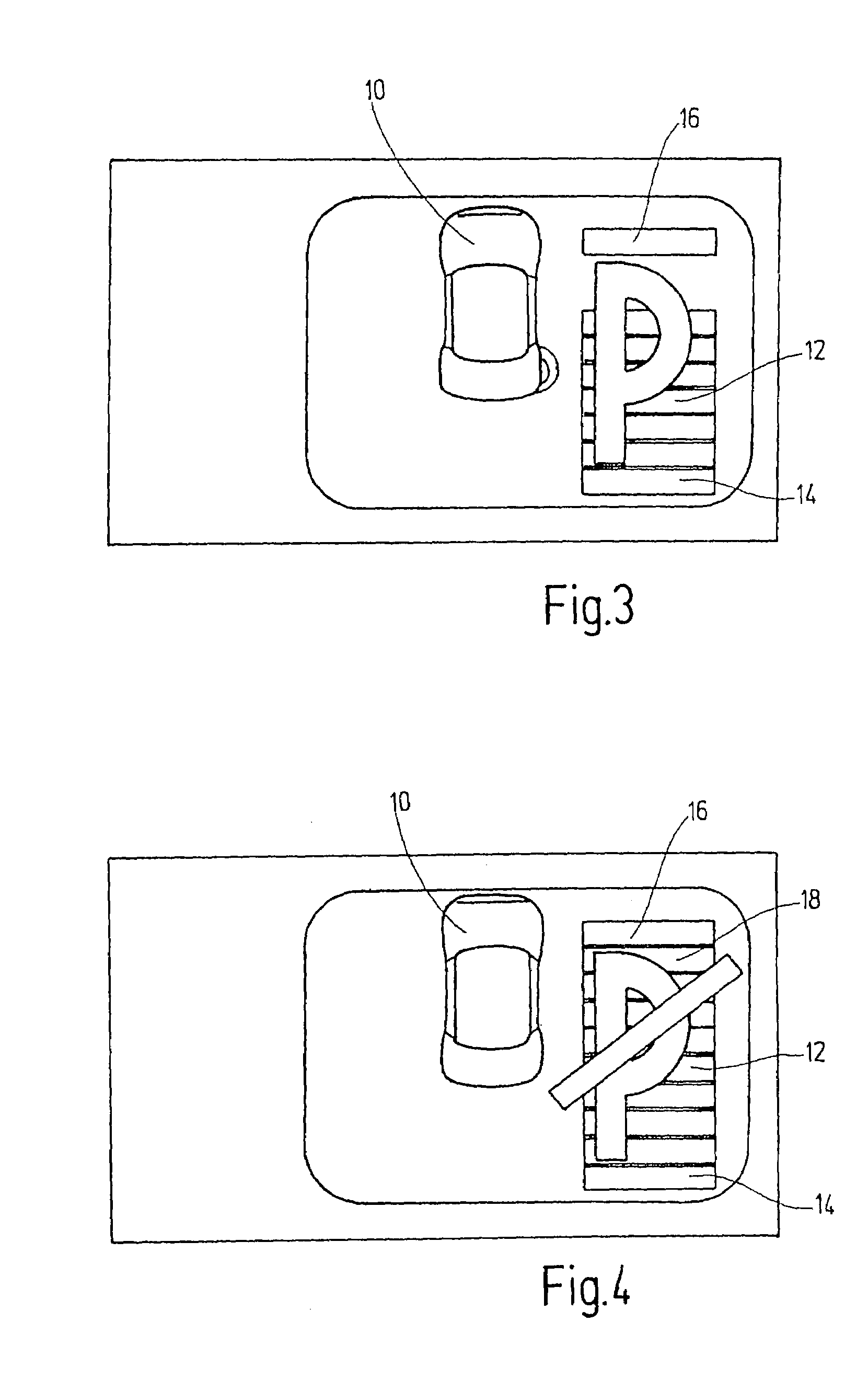 Method for providing information for parallel parking of a vehicle