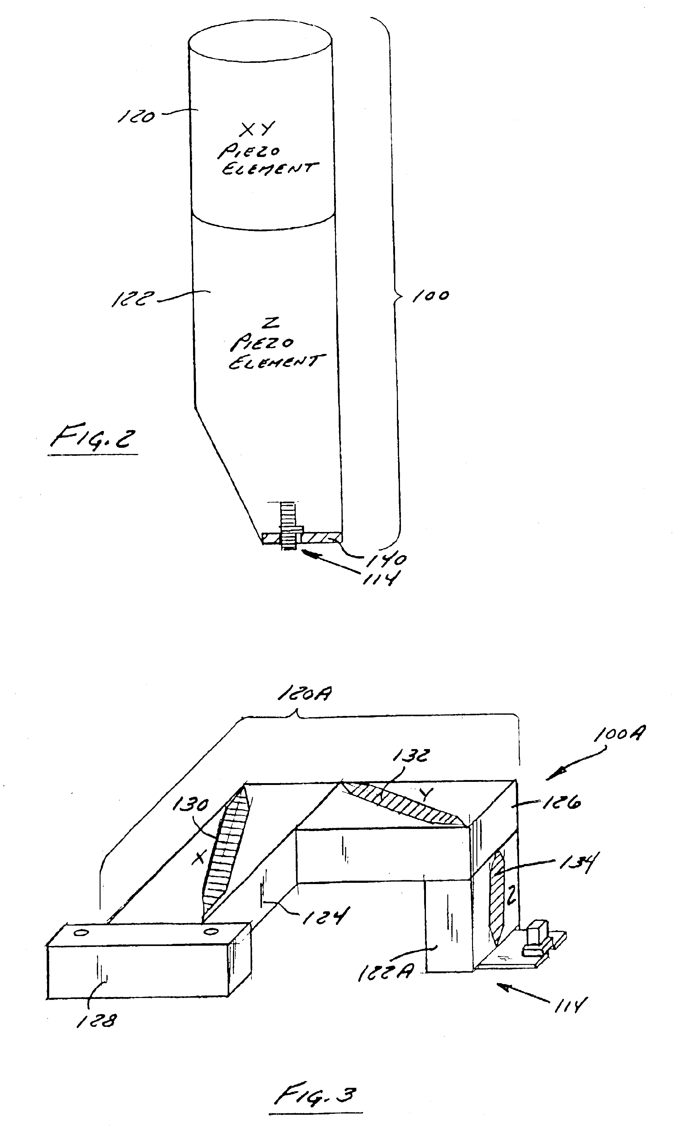 Balanced momentum probe holder