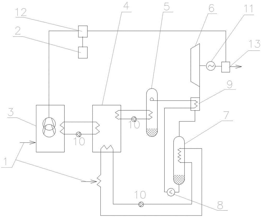 A kind of low temperature heat energy machine