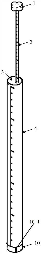 Device for quickly measuring tunnel primary support back cavity