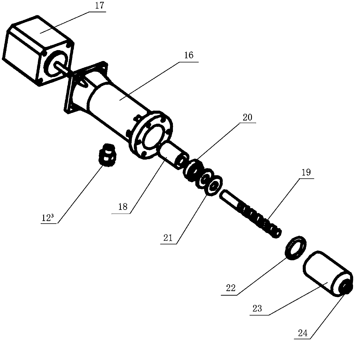 Clay 3D (Three Dimensional) printer and extruding device thereof