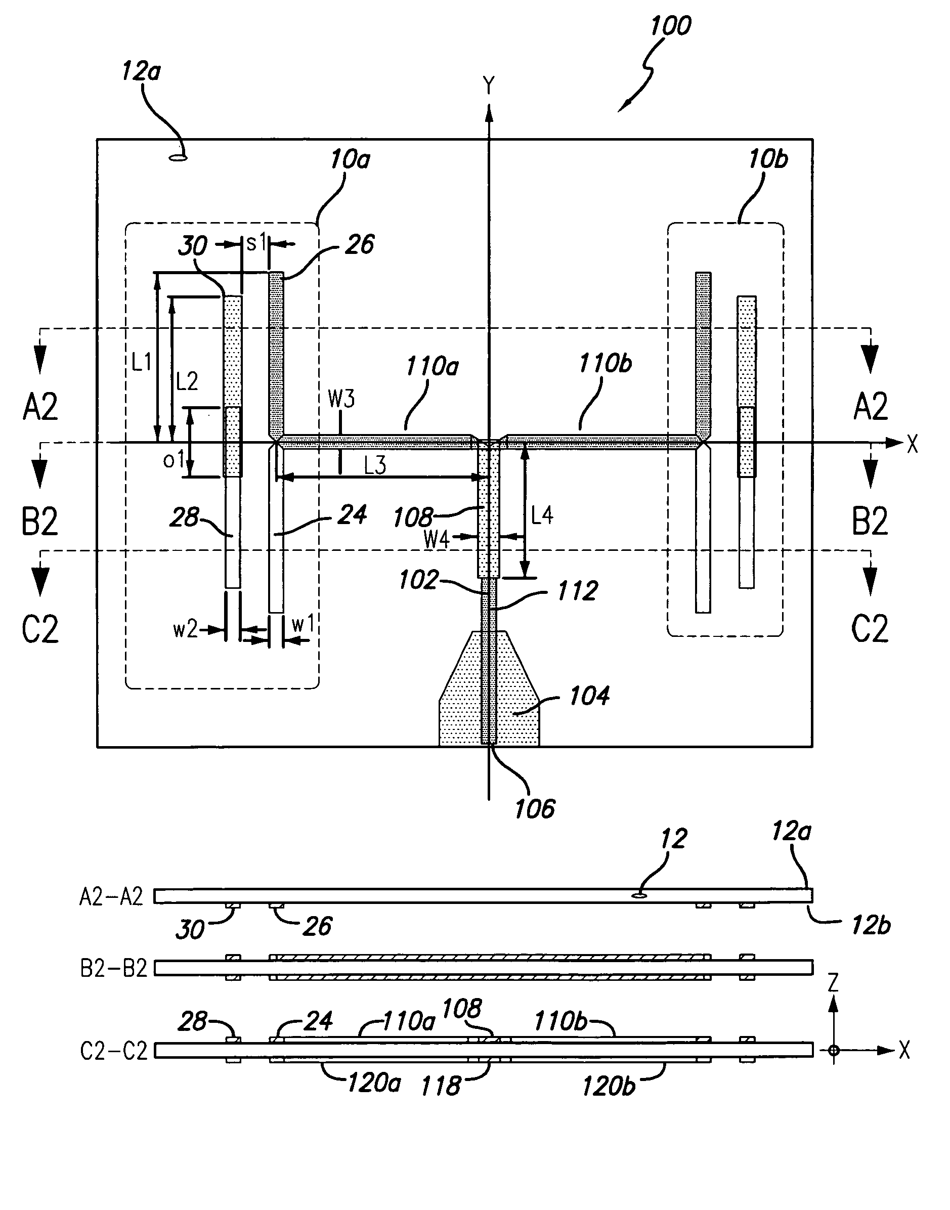 Omni directional broadband coplanar antenna element