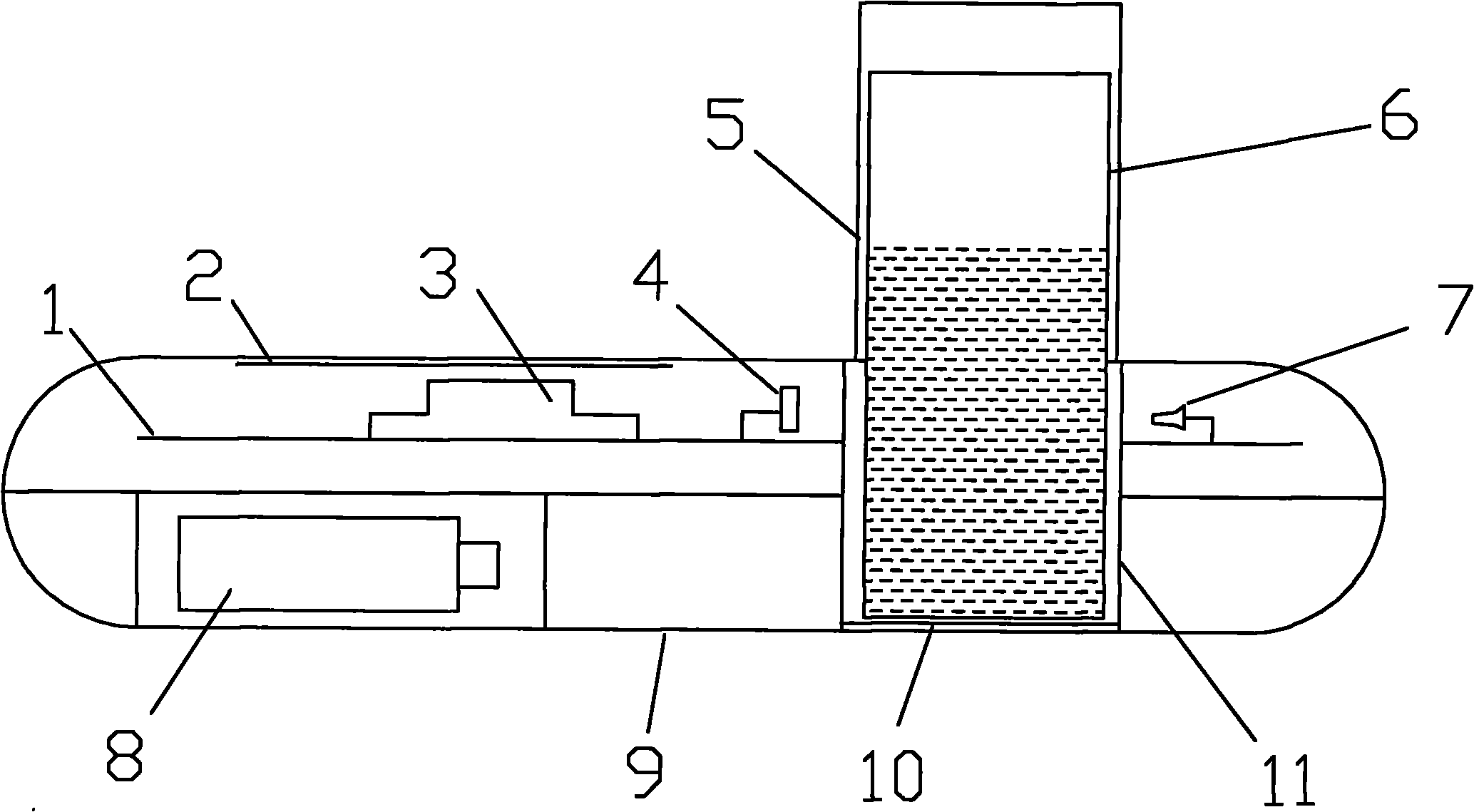 Method for fast measuring ozone in water and apparatus thereof