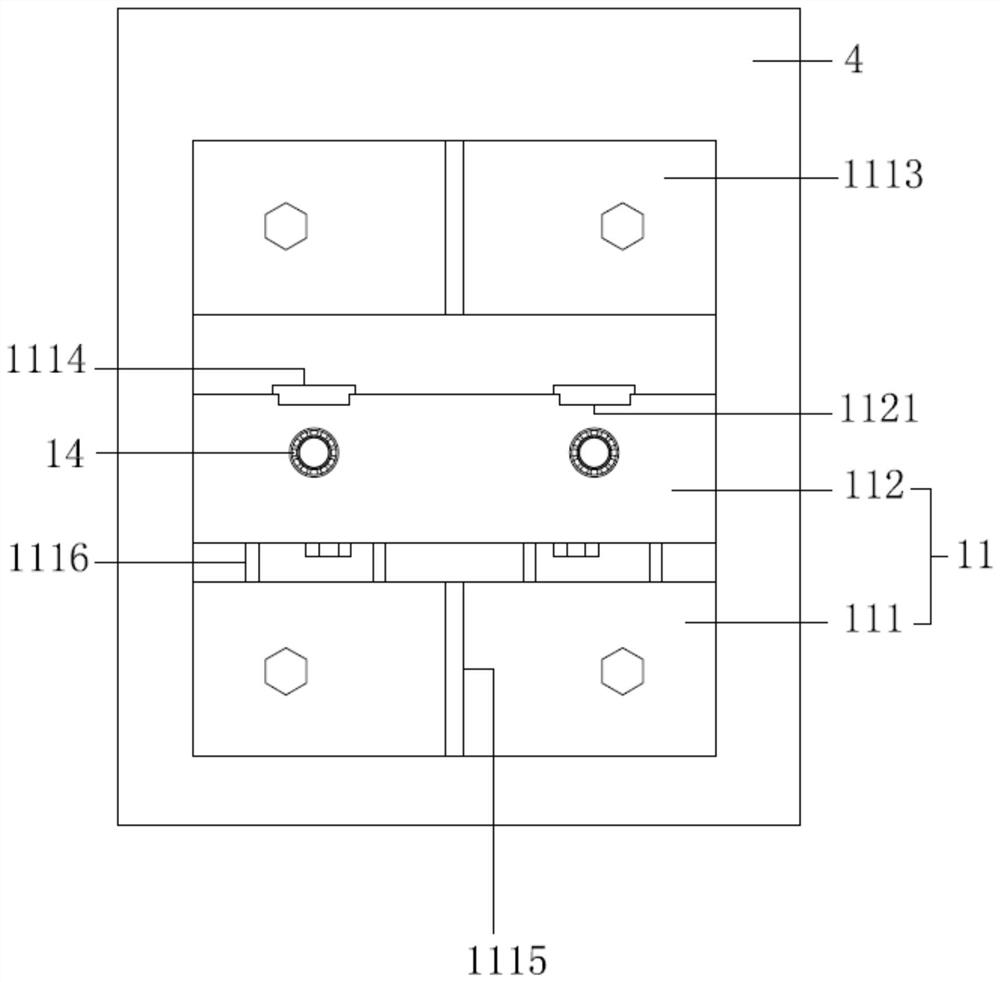 Adjustable dry hanging structure for large-size vitrified tile on wall surface and installation method