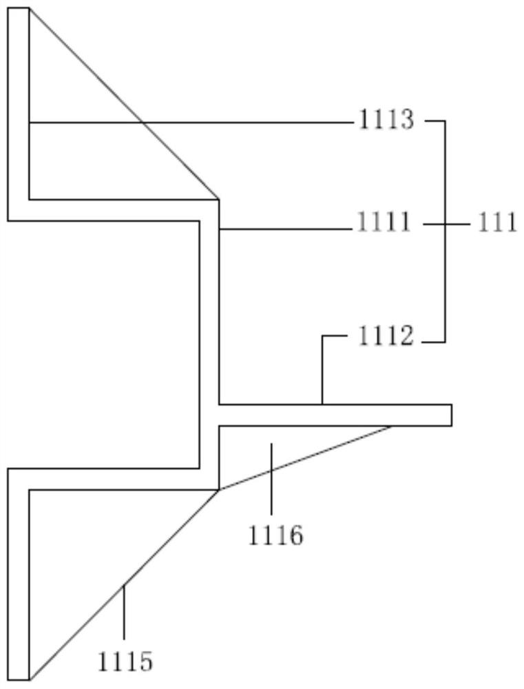 Adjustable dry hanging structure for large-size vitrified tile on wall surface and installation method