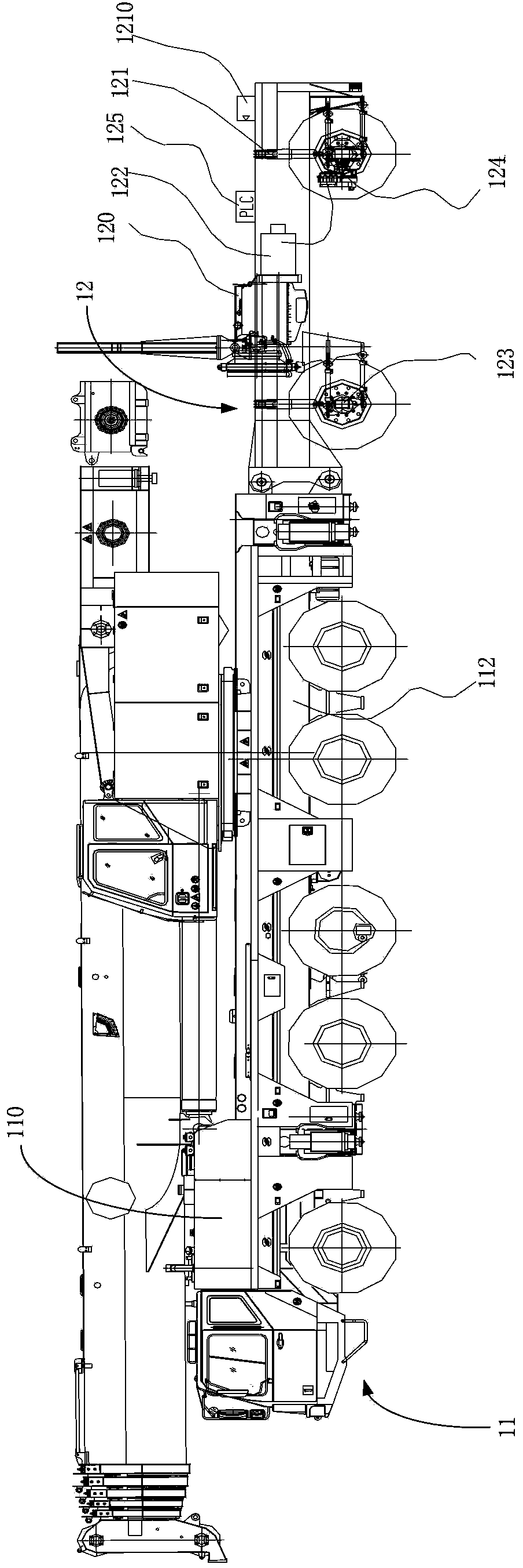 Crane body butt joint work method