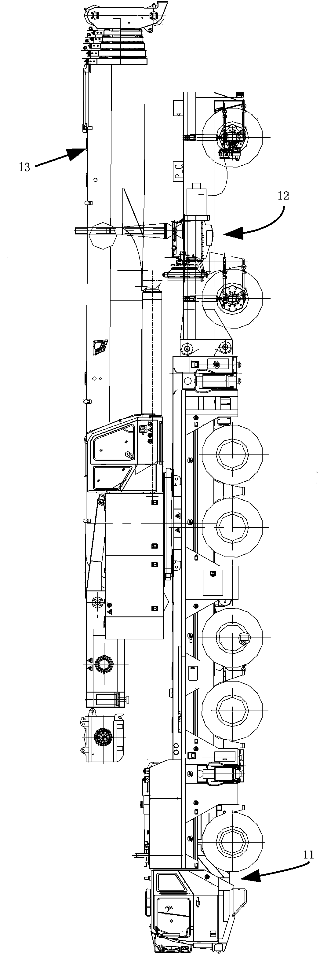 Crane body butt joint work method