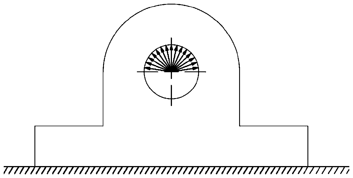 3D printing path planning method of continuous fiber reinforced composite material