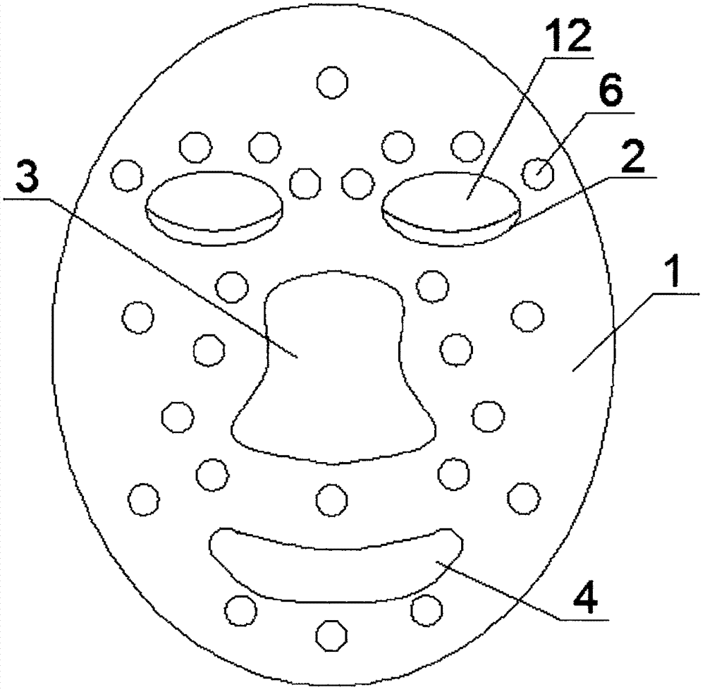 Auxiliary device for facial neuritis rehabilitation