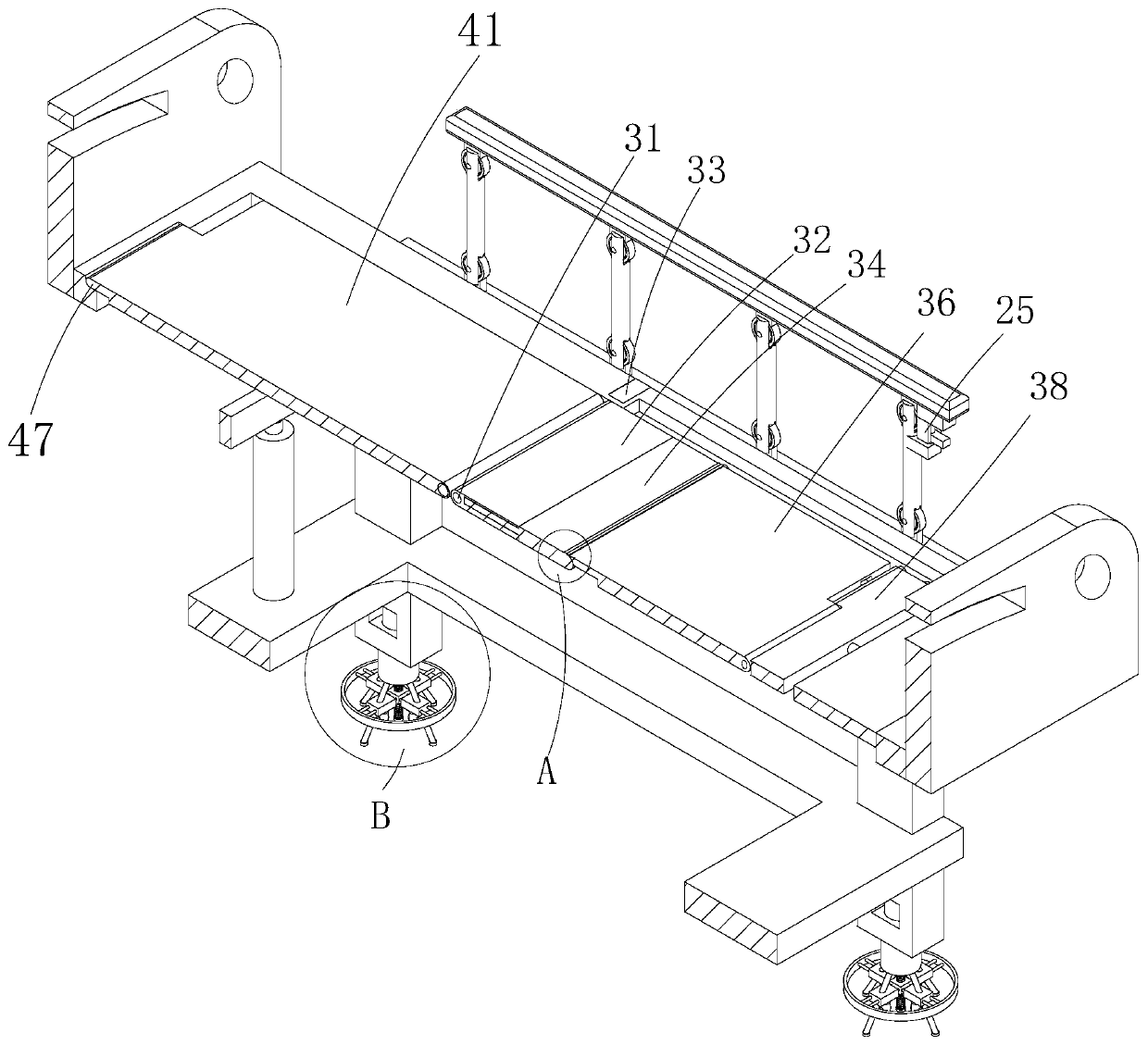 Rehabilitation training device based on neurological dyskinesia disease clinical treatment